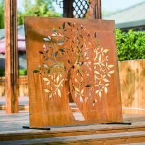 Corten Steel Privacy Screen Partition