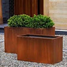 Corten Steel Planter for Landscaping Garden
