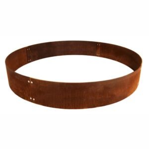 Circle corten steel retaining wall