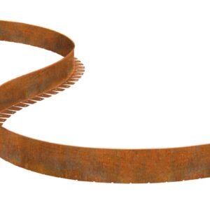 Metal garden edging corten steel lawn border