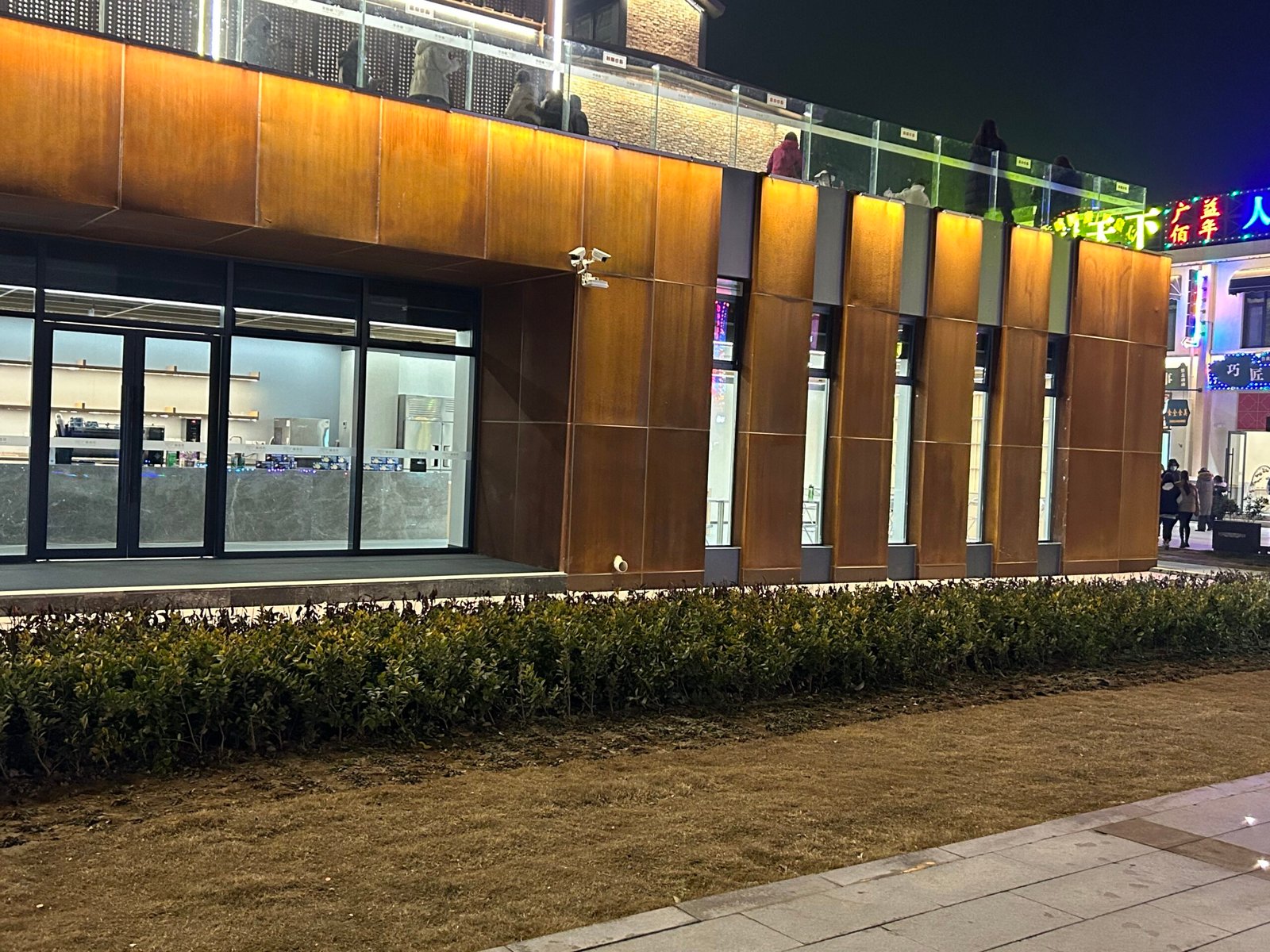 Corten steel siding for building outdoor decorative panel